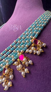 Neelambari Gulika Beaded Haar