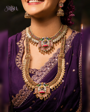RajLakshmi Bridal Heritage Enamel Coated Set