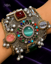 Navadurga Rajsi Cuff Kada
