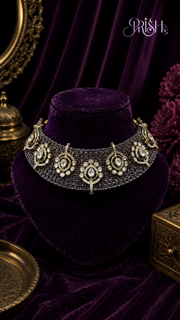 Aaradhya Amethyst Necklace Set