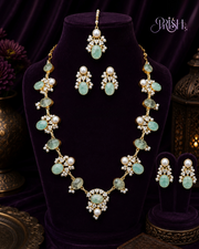 Neelkamalini Pearl Heritage Necklace Set