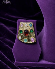 Nauratan Mahal Necklace Set