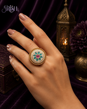 Padmika Heritage Statement Ring