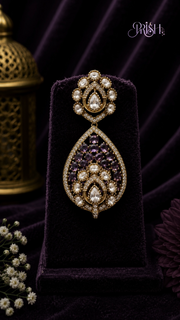 Aaradhya Amethyst Necklace Set