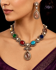 Navaratna Ratnanjali Heritage Necklace Set
