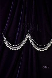 Aurora Crystal Pearl Ear Chains